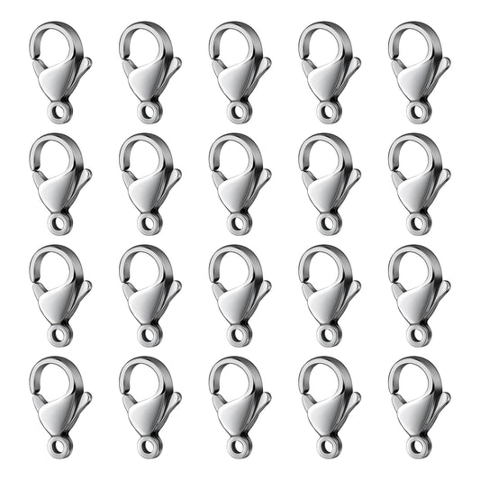 120PCS Stainless Steel Lobster Claw Clasps