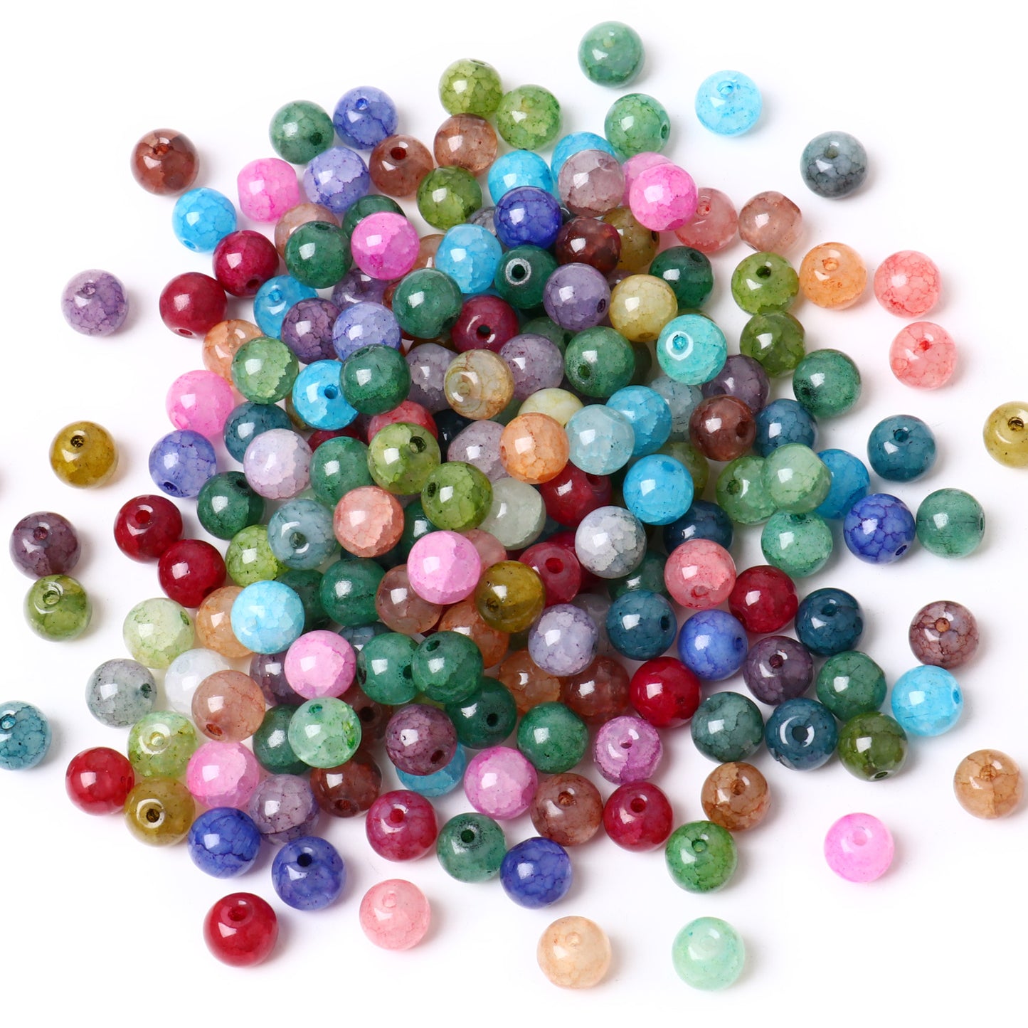 8MM/10MM/12MM Natural Round Agate Gemstone Loose Beads Bulk
