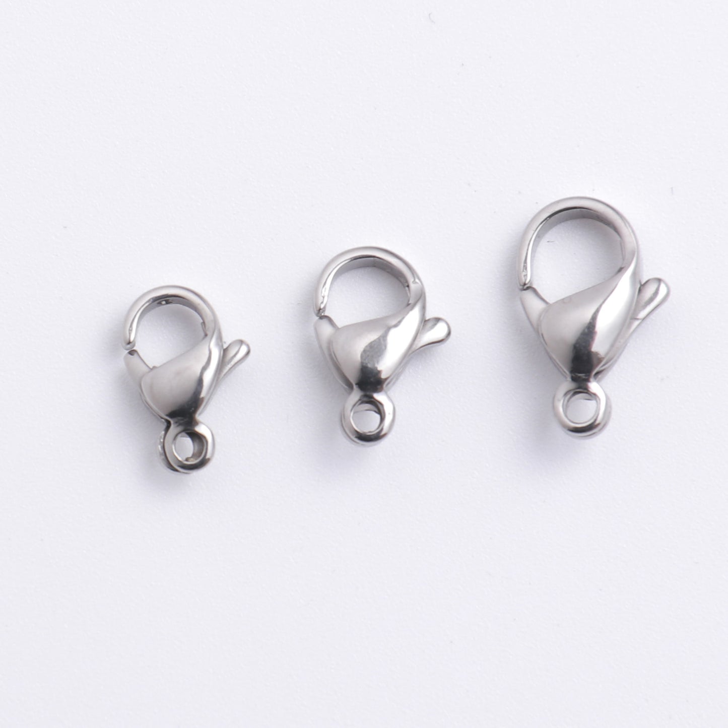 120PCS Stainless Steel Lobster Claw Clasps