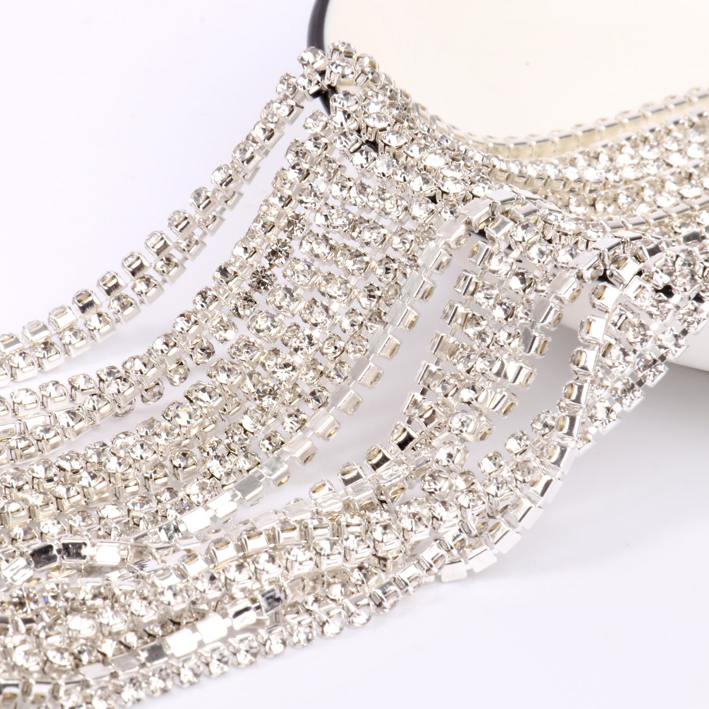 11 Yards Crystal Rhinestone Chain [10M/ 2.5MM]