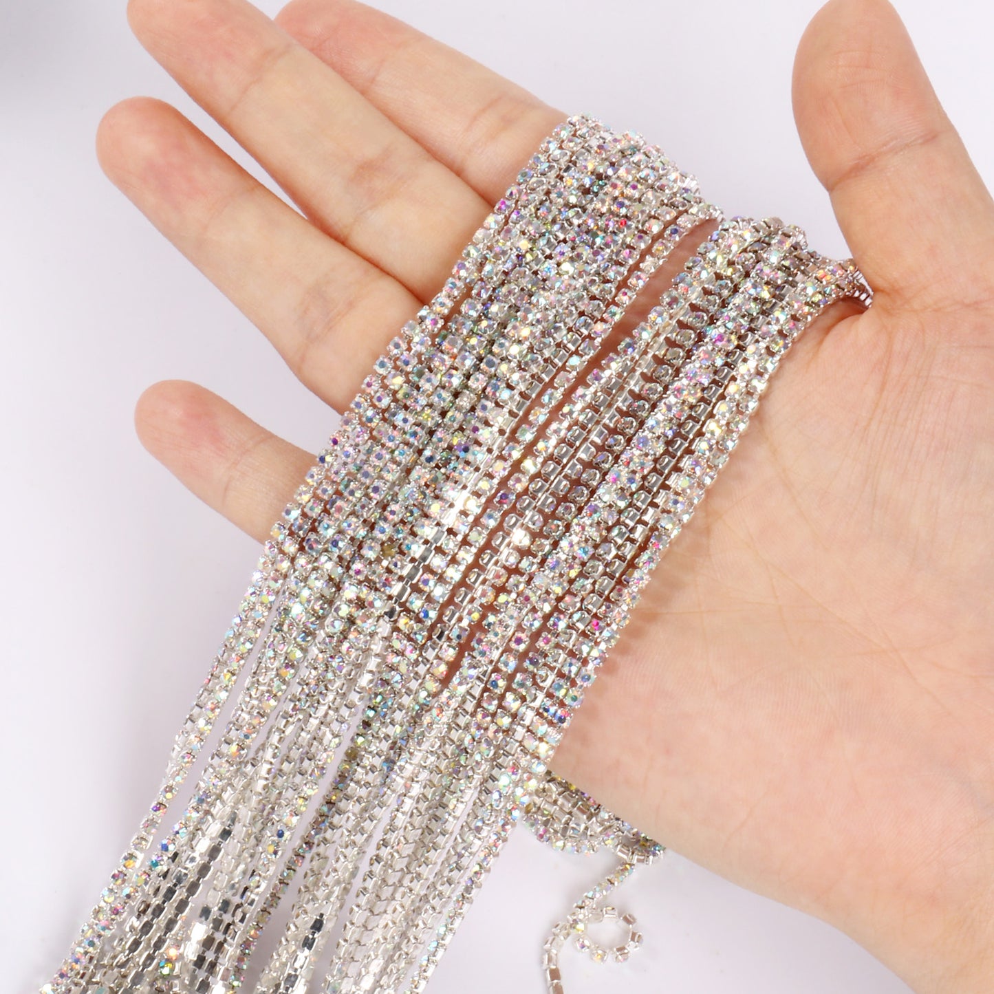 11 Yards Crystal Rhinestone Chain [10M/ 2.5MM]