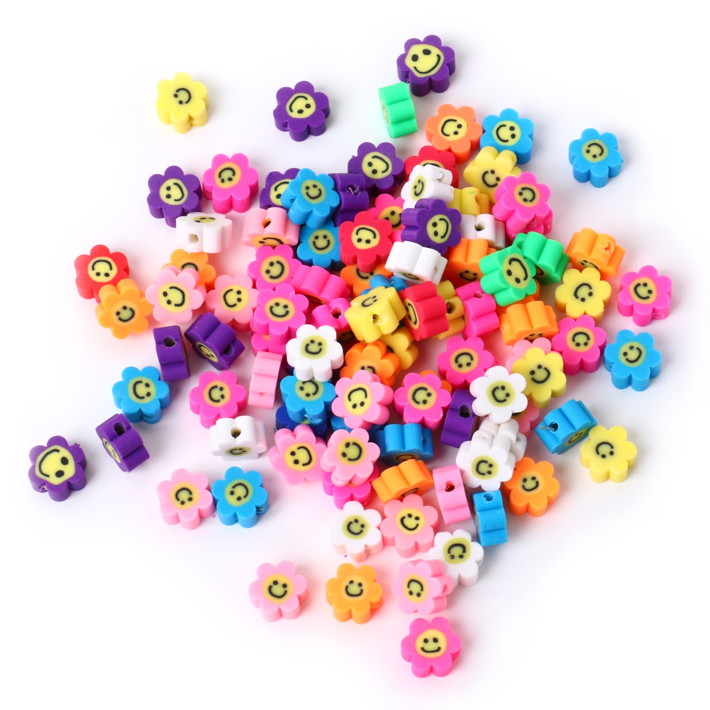 200 PCS Colorful Polymer Clay Beads Bulk for DIY Craft Jewelry Making