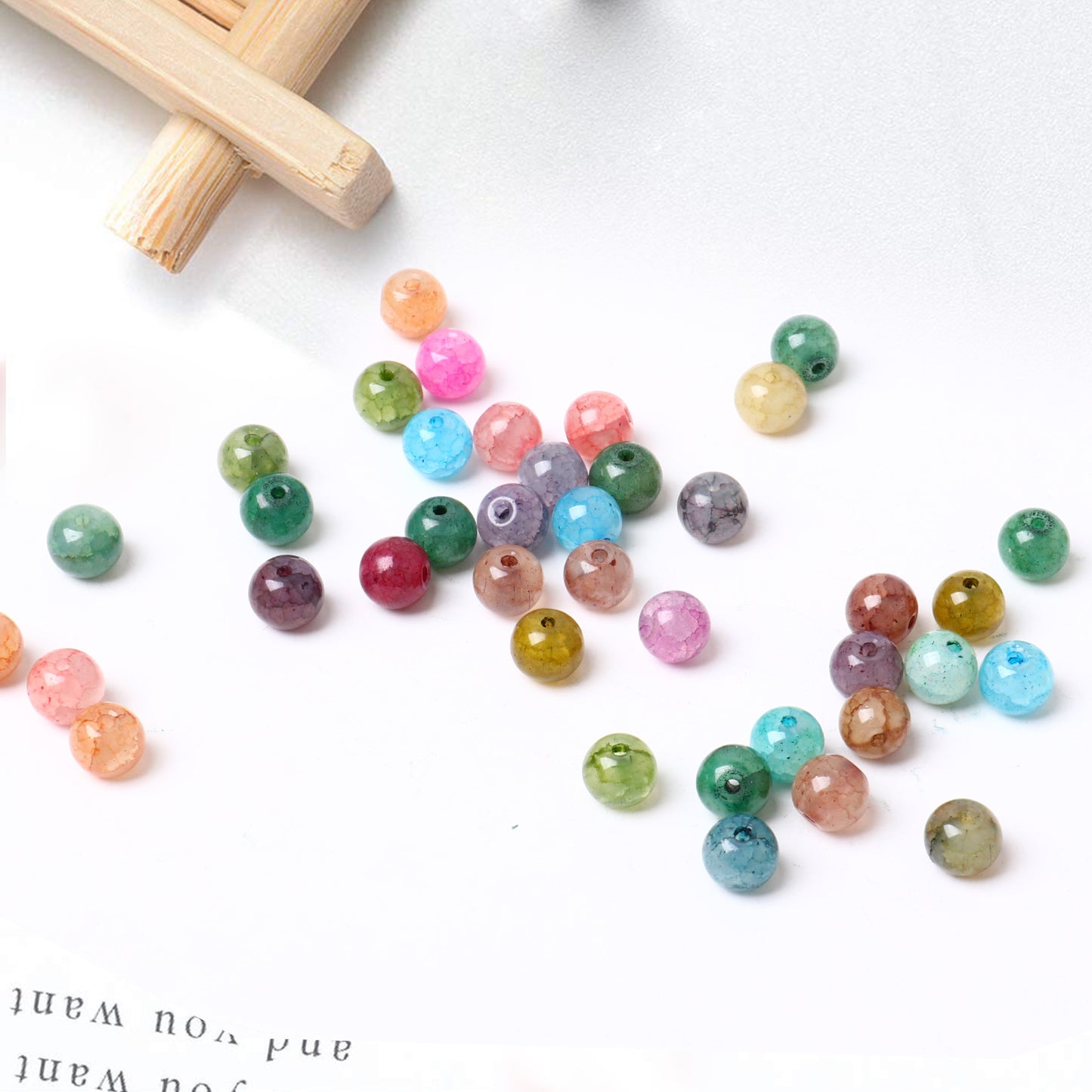8MM/10MM/12MM Natural Round Agate Gemstone Loose Beads Bulk