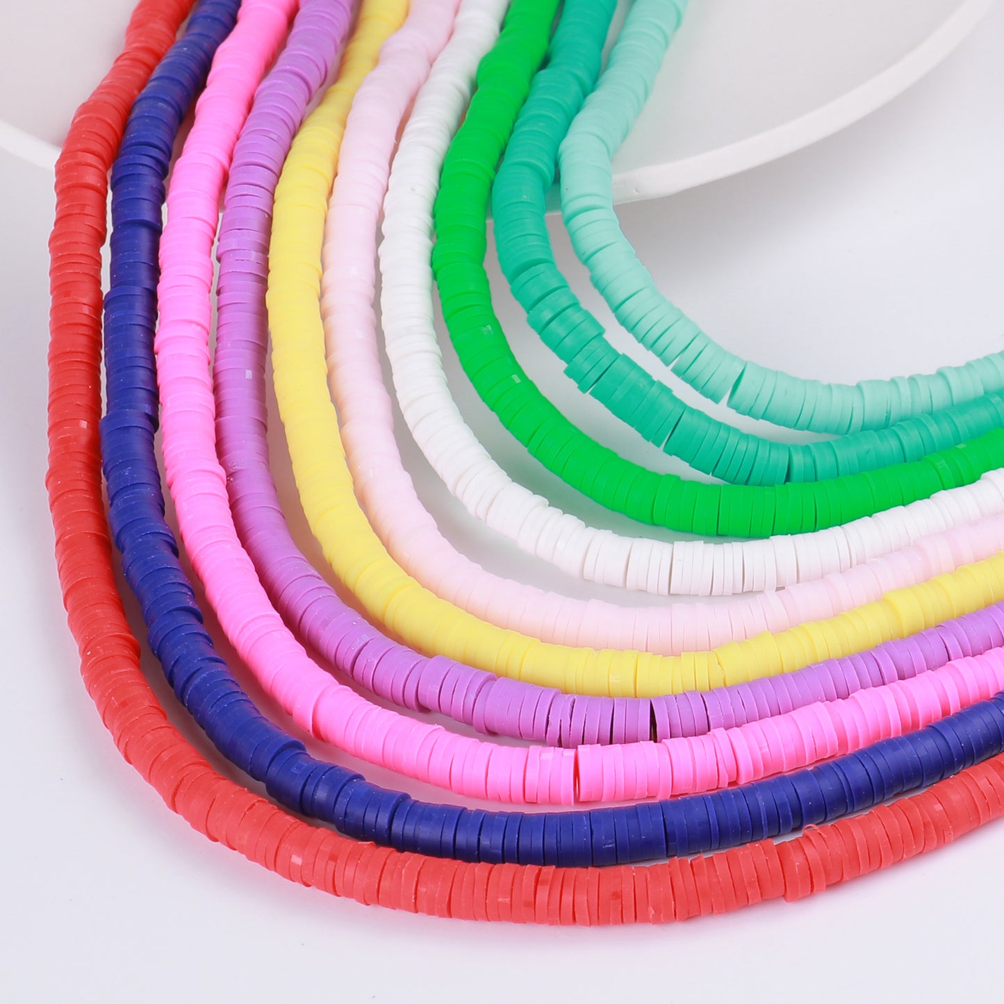 2800PCS Colorful Polymer Clay Heishi Beads for Jewelry Making