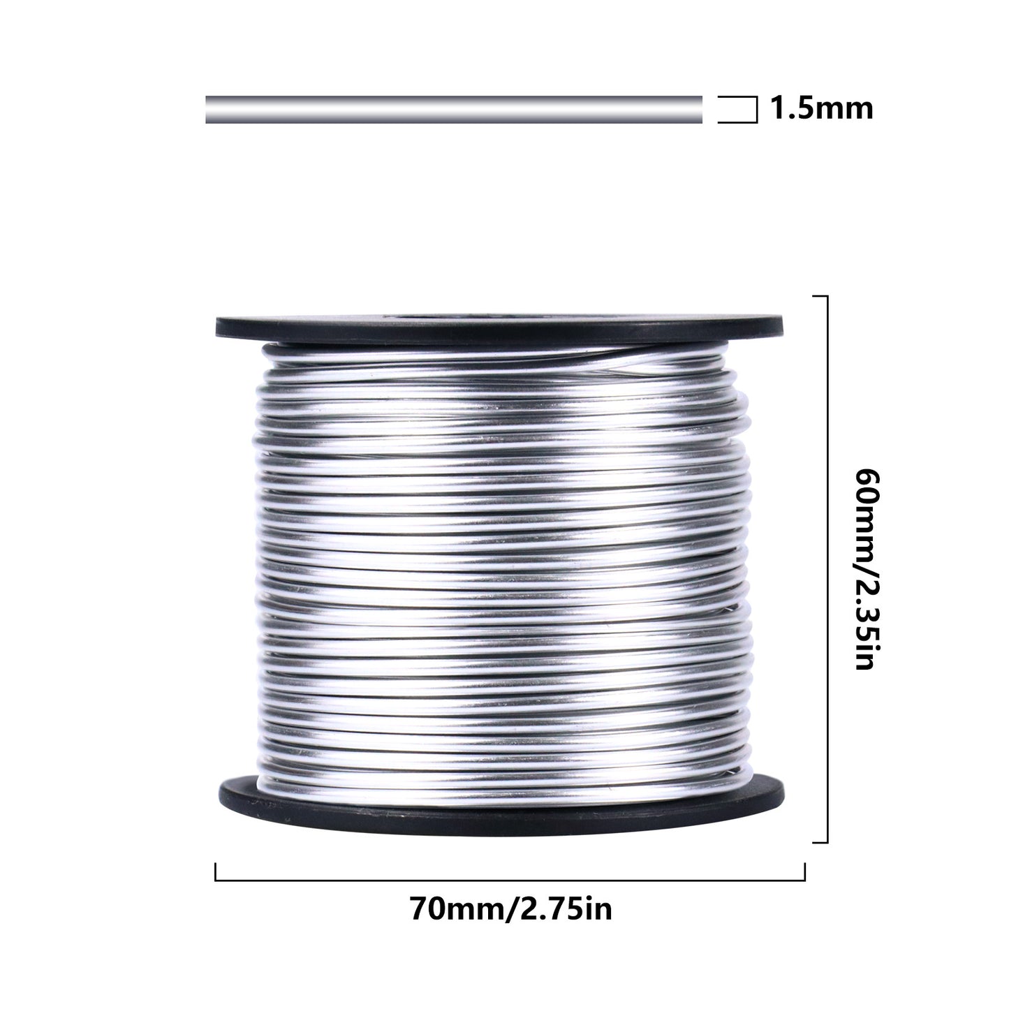 18/16/14/8 Gauge Bendable Sculpting Aluminum Craft Wire Roll